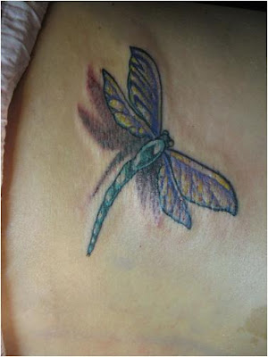 Tribal Dragonfly Tattoo Pictures