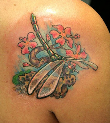 Tribal Dragonfly Tattoo Pictures