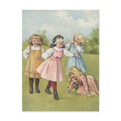 Victorian Children Playing Games