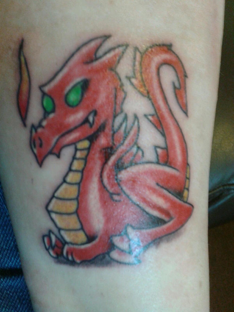 Welsh Dragon Tattoos For Men
