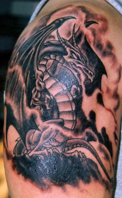 Welsh Dragon Tattoos For Men