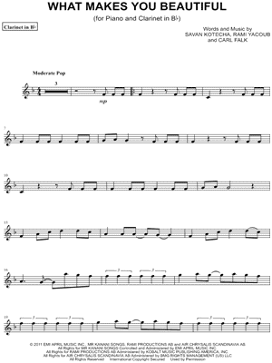 What Makes You Beautiful Piano Sheet Music Free Easy