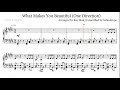 What Makes You Beautiful Piano Sheet Music Ray Mak