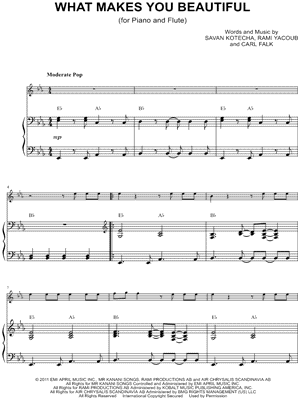 What Makes You Beautiful Sheet Music For Clarinet