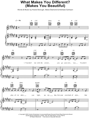 What Makes You Beautiful Sheet Music For Flute